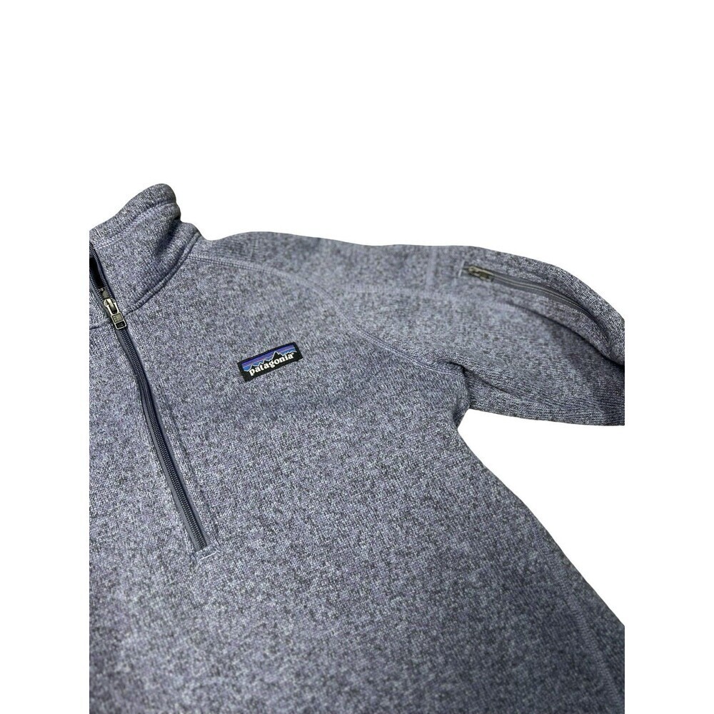 Patagonia Women’s Better Sweater 1/4 Zip Fleece Pullover Sz. M Light Purple - Picture 2 of 7